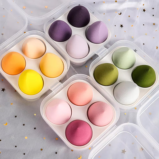Ensemble de 4 Éponges de Maquillage