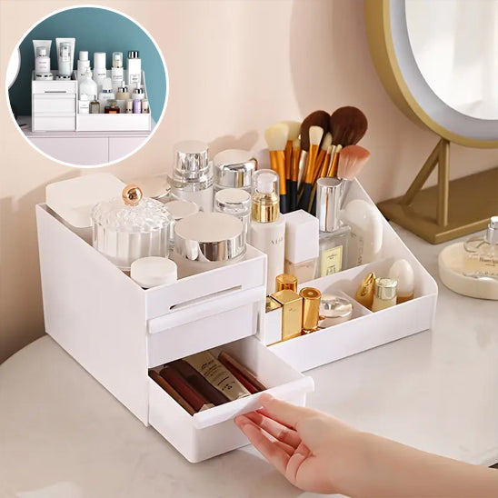 Boîte de Rangement de Maquillage de Table