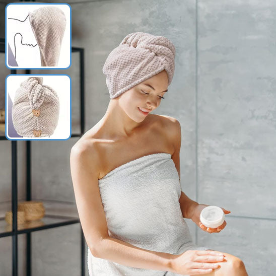 Serviette en Microfibre pour Cheveux