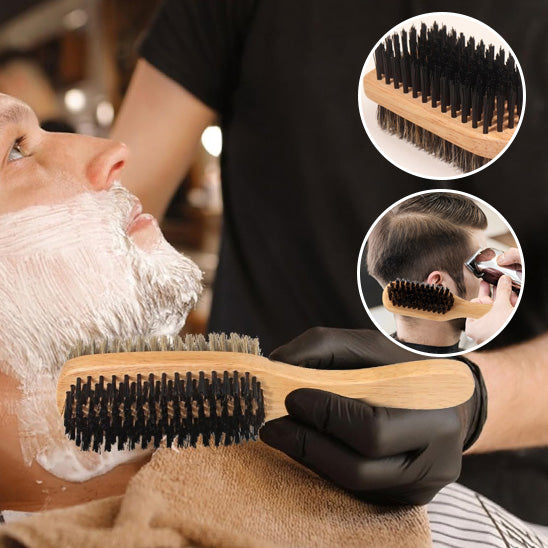 Brosse à Cheveux en Poils de Sanglier pour Homme