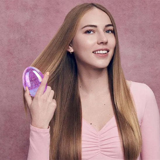 Mini Brosse à Cheveux Démêlante en Forme d'Oeuf