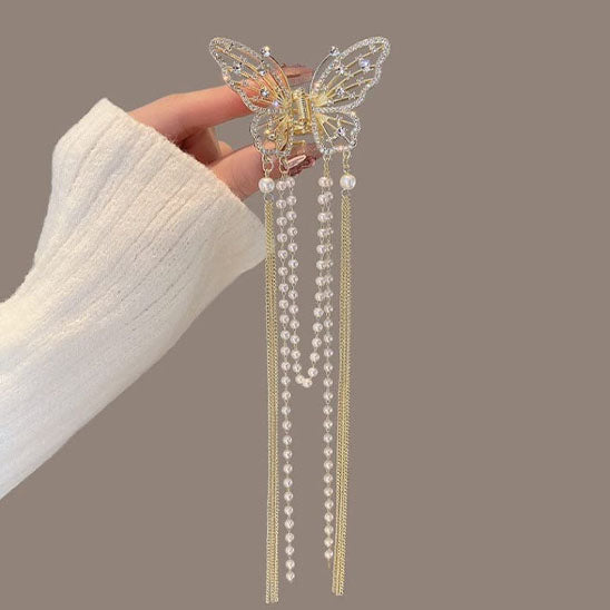 Papillon Perle Épingle à Cheveux Coréen