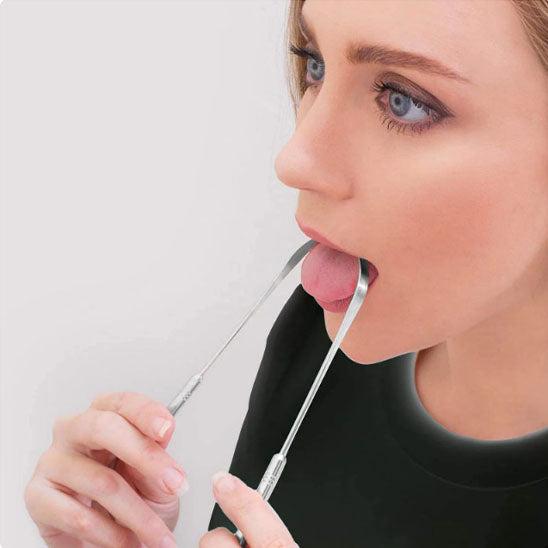Gratte Langues en Acier Inoxydable