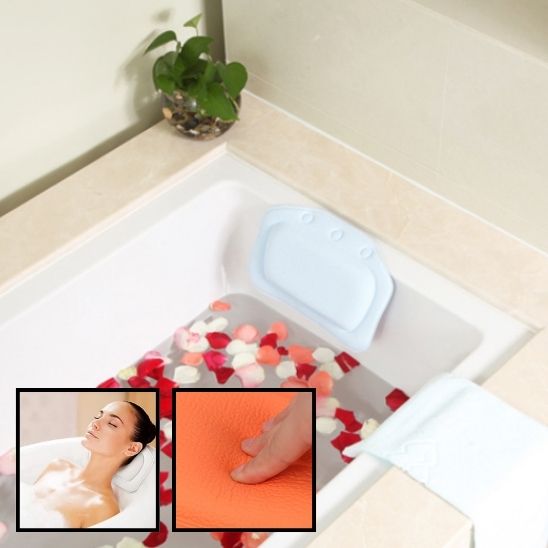 Coussin relaxant pour le bain