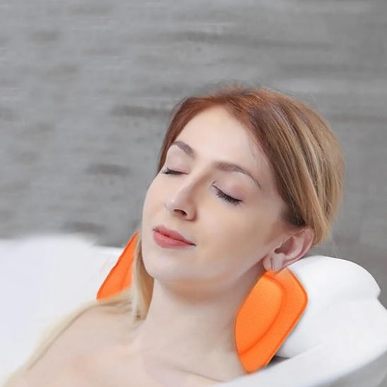 Coussin relaxant pour le bain