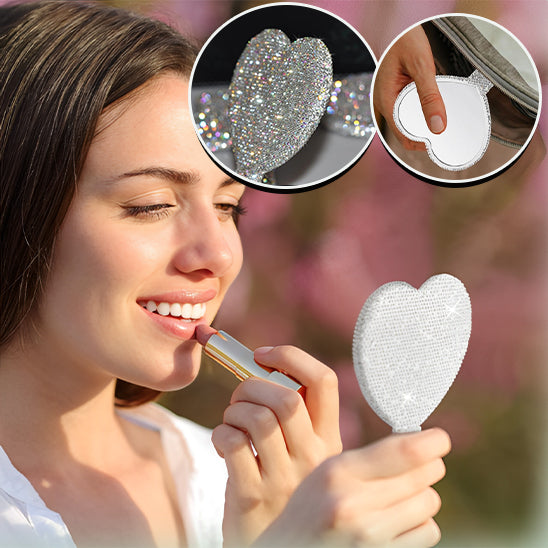 Miroir de Poche en Coeur