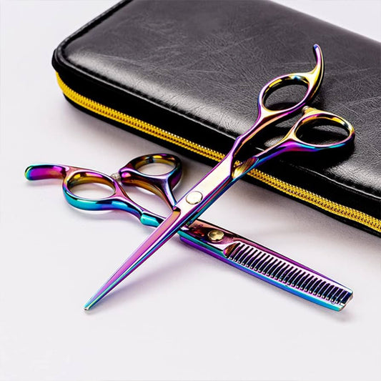 Ensemble de Ciseaux de Coiffeur