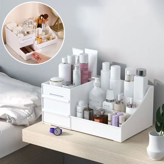 Boîte de Rangement de Maquillage de Table