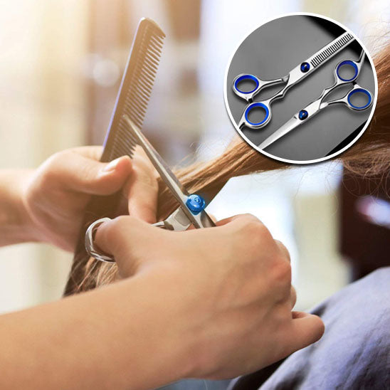 Ensemble de Ciseaux de Coiffure Professionnels