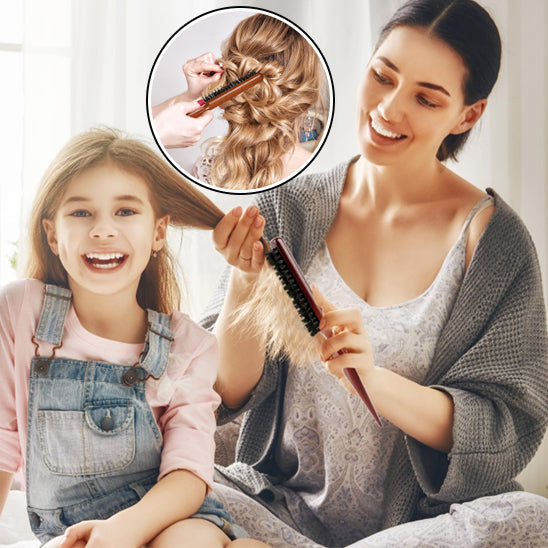 Brosse en poil de sanglier