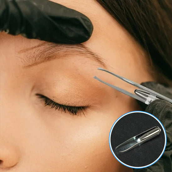 Pince à Sourcils Éclairée par LED
