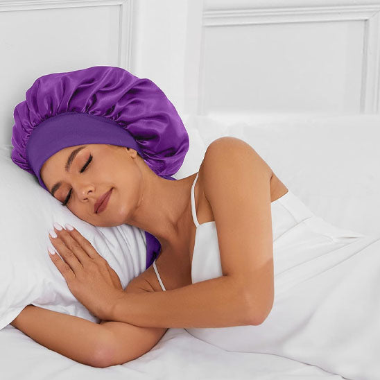 Chapeau De sommeil élargi en Satin