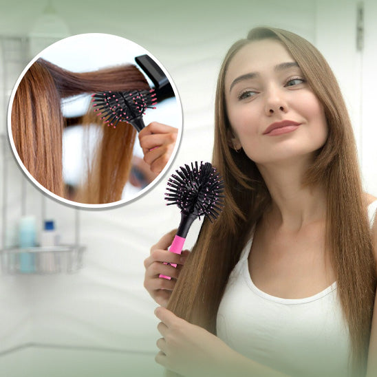 Brosse à Cheveux en Ronde 3D