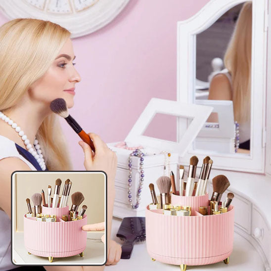 Organisateur de Maquillage Cosmétique Rotatif à 360 degrés,