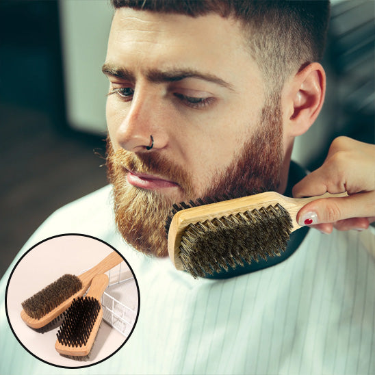 Brosse à Cheveux en Poils de Sanglier pour Homme