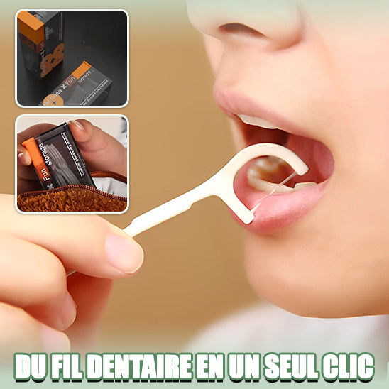2 Distributeur de Fil Dentaire Portable