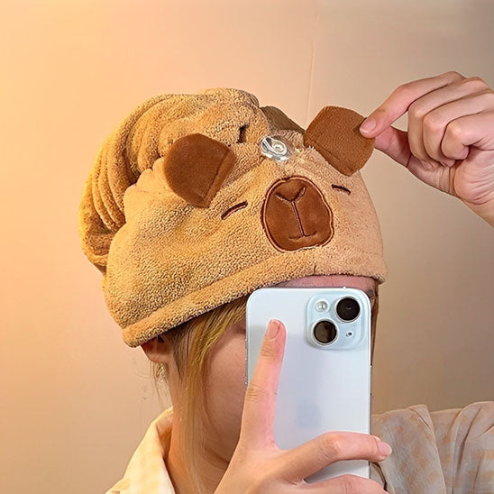 Bonnet de Serviette pour les  Cheveux