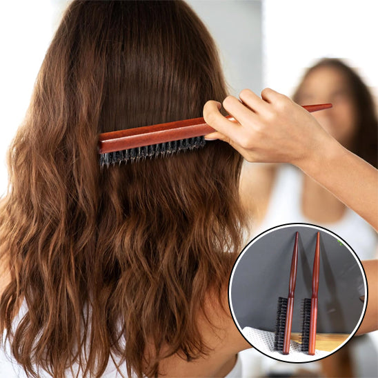 Brosse en poil de sanglier