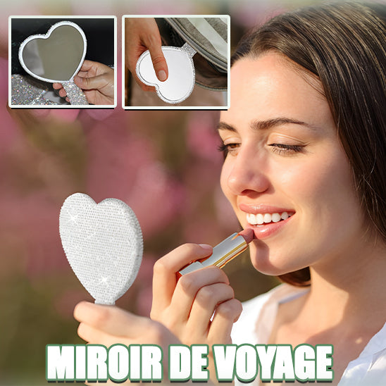 Miroir de Poche en Coeur