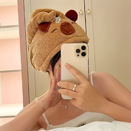 Bonnet de Serviette pour les  Cheveux