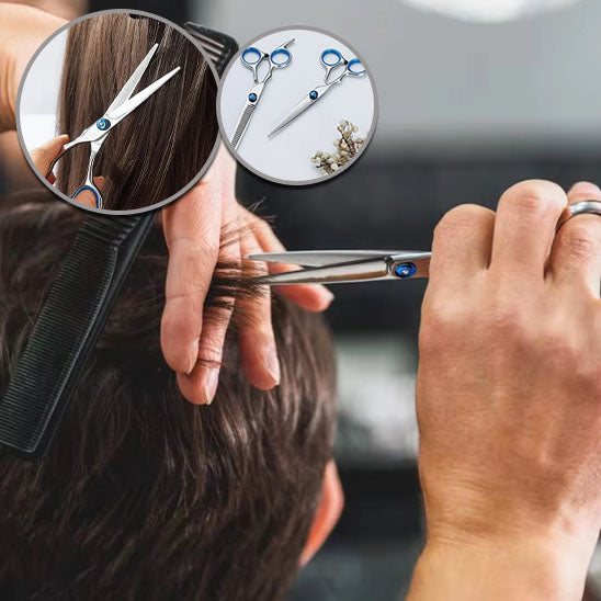 Ensemble de Ciseaux de Coiffure Professionnels