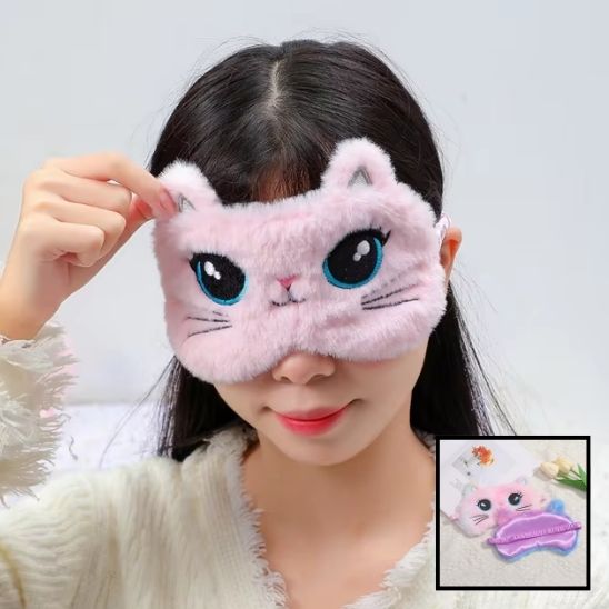 Masque de Sommeil en Peluche
