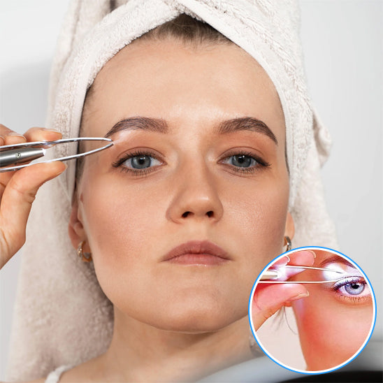 Pince à Sourcils Éclairée par LED