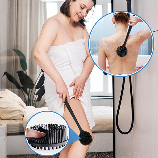 Brosse en silicone pour le dos