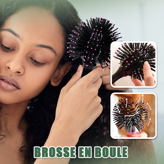 Brosse à Cheveux en Ronde 3D