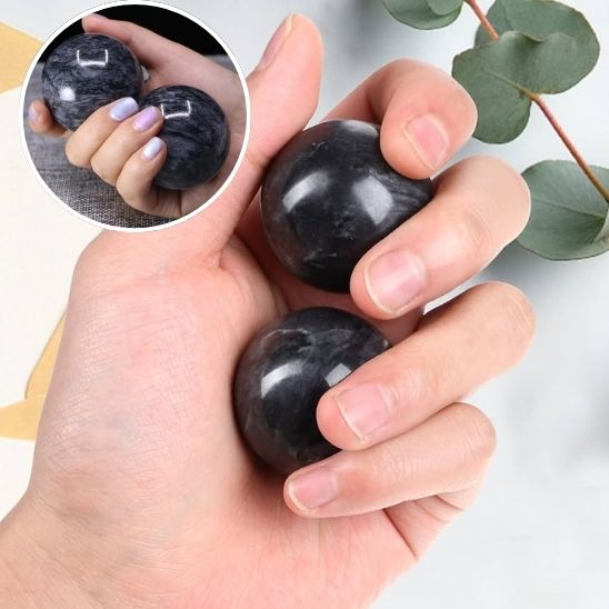 Balles de Jade en Marbre