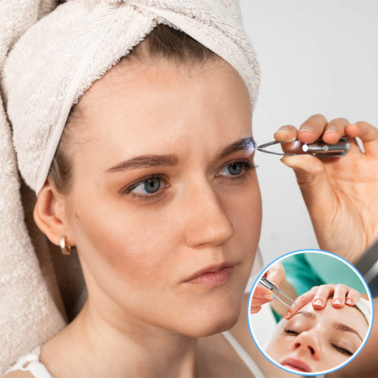 Pince à Sourcils Éclairée par LED
