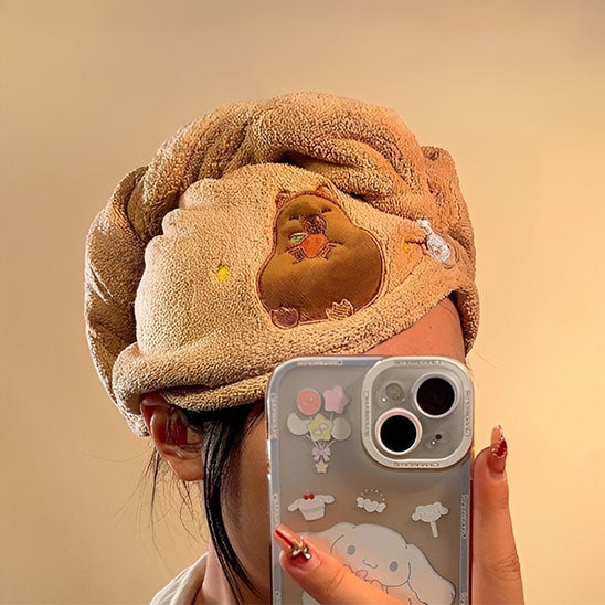 Bonnet de Serviette pour les  Cheveux