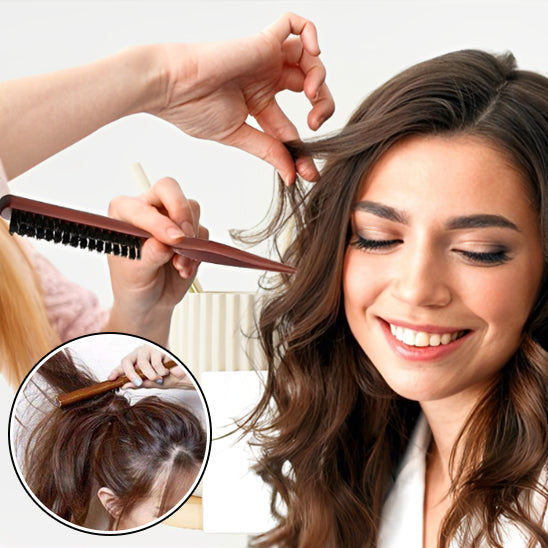 Brosse en poil de sanglier