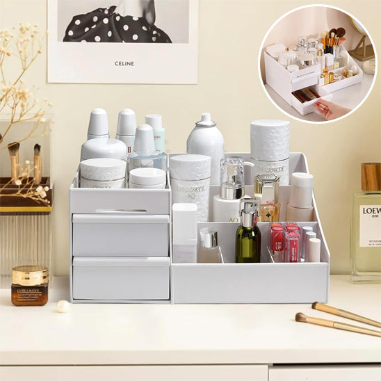 Boîte de Rangement de Maquillage de Table