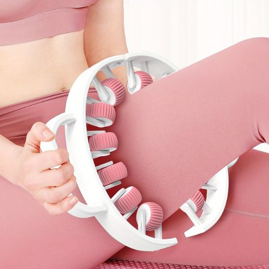 Masseur de jambes multifonctionnel à 12 roues