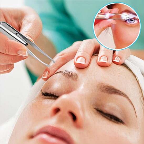 Pince à Sourcils Éclairée par LED