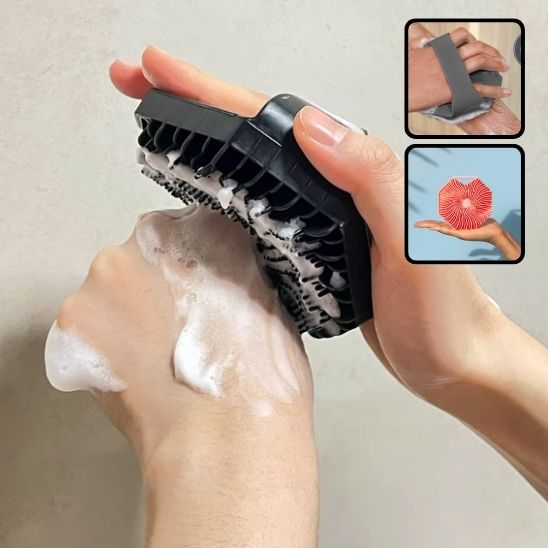 Brosse de Nettoyage Hexagonale pour le Corps
